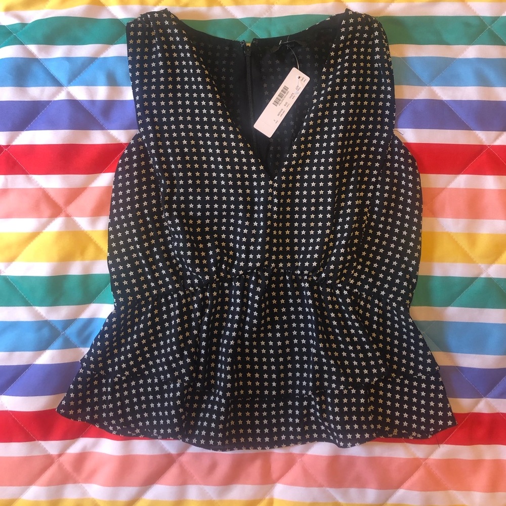 JCrew peplum top
